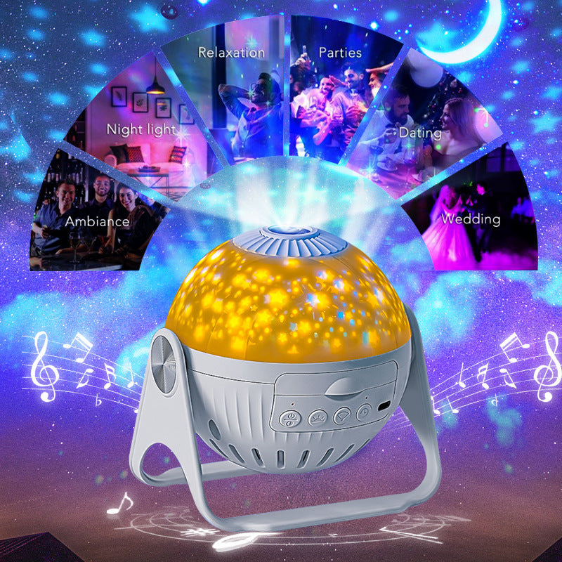 Galaxy Projector Bedroom Night Light